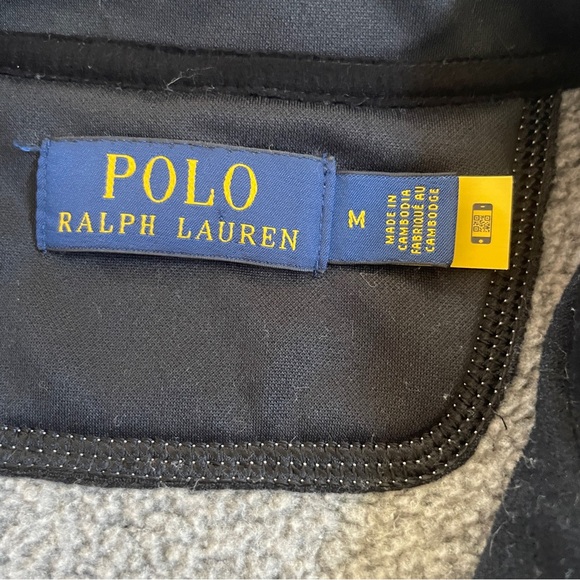 Ralph Lauren gray full zip jacket M - Picture 4 of 5